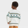 Cat & Jack Boy's White Fairisle Pullover Crewneck Blouse | Cat & Jack In Lebanon