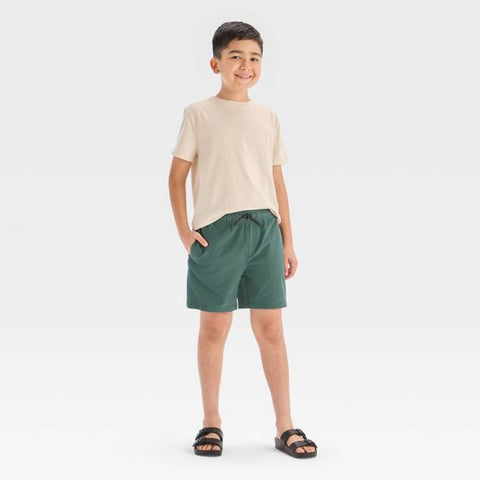 Cat & Jack Boy's Green Quick Dry 'Above the Knee' Pull-On Shorts | Cat & Jack in Lebanon