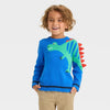 Cat & Jack Baby Boy's Blue Dino Pullover Crewneck Blouse | Cat & Jack In Lebanon