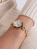 Guess Women's Gold Crystal analogue Watch | Guess In Lebanon