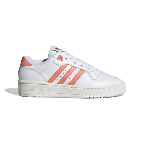 Adidas Women's White & Coral Rivalry Low W Sneaker | Adidas In Lebanon