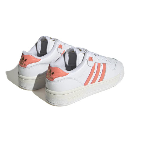 Adidas Women's White & Coral Rivalry Low W Sneaker | Adidas In Lebanon