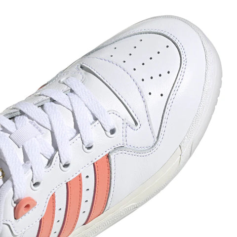 Adidas Women's White & Coral Rivalry Low W Sneaker | Adidas In Lebanon