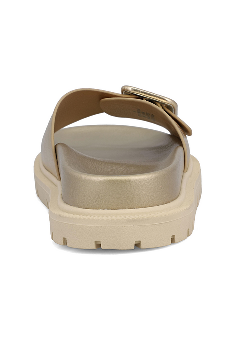 Mia Women's Gold Gya Slip-On Flat Slipper |Mia In Lebanon