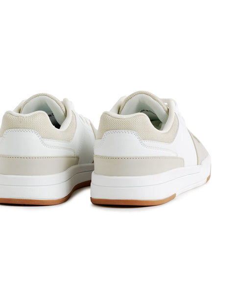 Celio Men's White & Gray Essential Low-Top Sneakers |Celio In Lebanon