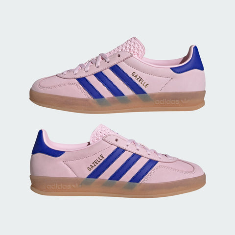 Adidas Women's Light Pink & Blue Gazelle Sneakers | Adidas In Lebanon