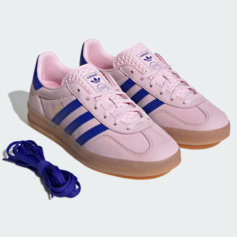 Adidas Women's Light Pink & Blue Gazelle Sneakers | Adidas In Lebanon