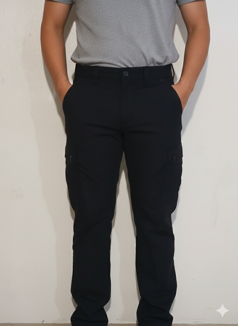 Wrangler Men's Black Regular Fit Tech Pants|Wrangler In Lebanon