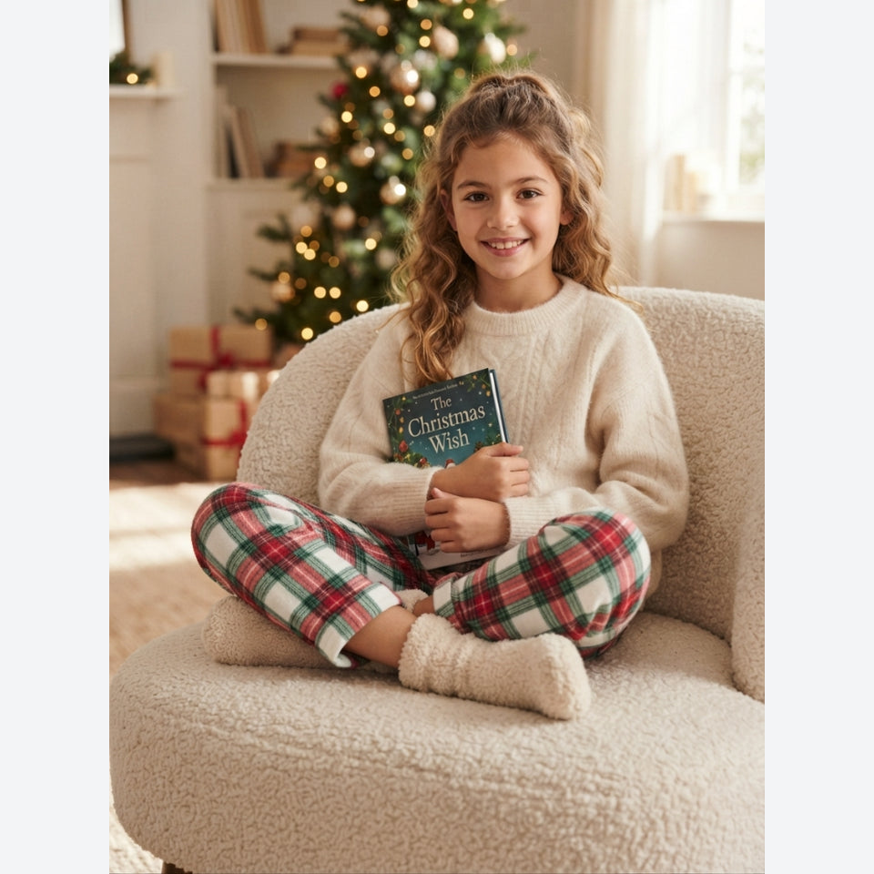 Holiday Lane Girl's Multicolor Flannel Pajama Bottom