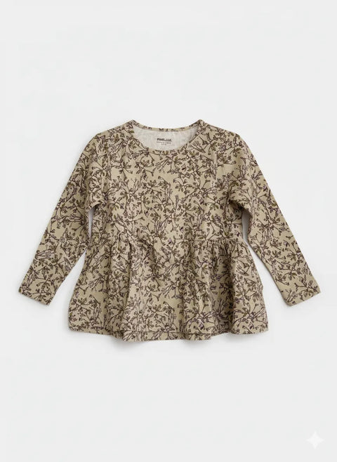 POMPdeLUX Baby Girl Multicolor Long-Sleeve Dress | POMPdeLUX in Lebanon