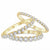 Charter Club Women's Gold-Tone Crystal Stack 3-pc Rings