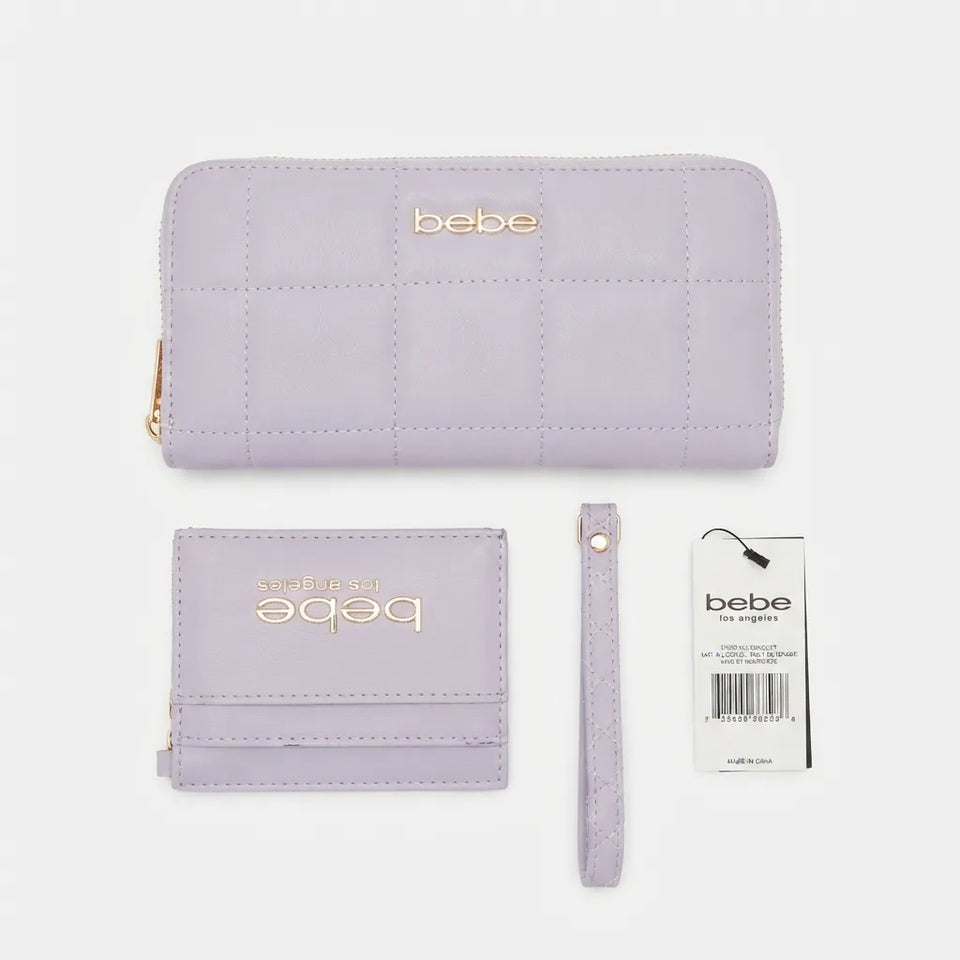 Bebe Women's Lilac Chica Wallet