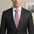 Michael Kors Men's Pink Subtle Diagonal Neckties