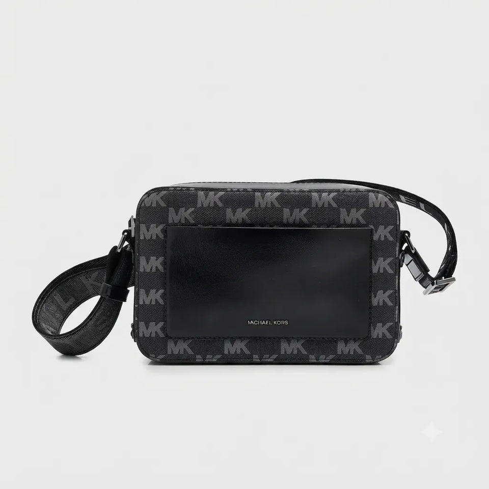 Michael Kors Women's Black Maeve East West Pocket Crossbody Bag