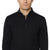 Hickey Freeman Men's Black 1/4 Zip Stretch Sweater