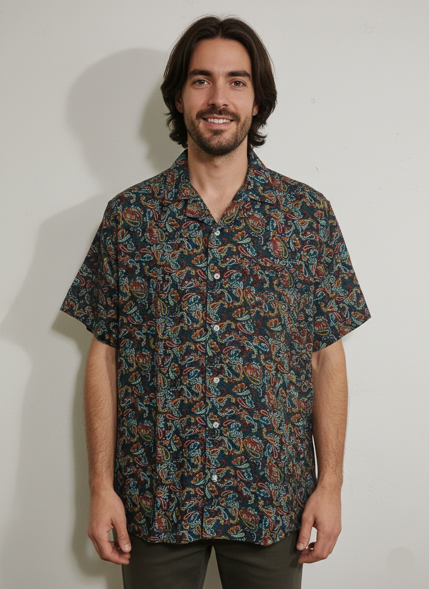 Rebel Men's Multicolor Printed Jordan Shirt |Rebel In Lebanon