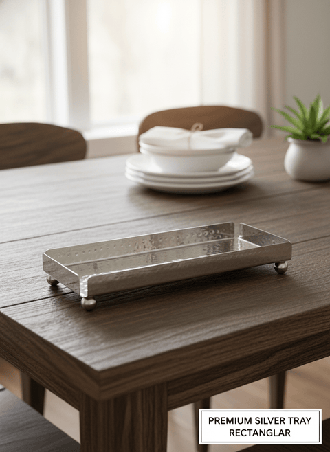 Lucky Tiger Stainless Steel Tray  (1615)