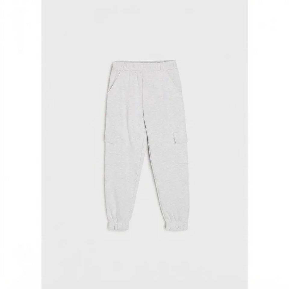 Sinsay Boy's Heather Gray Cargo Sweatpants