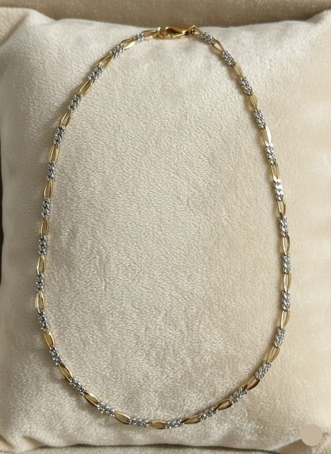 Giani Bernini Women's Two Tones Figaro Link Chain Necklace |Giani Bernini In Lebanon