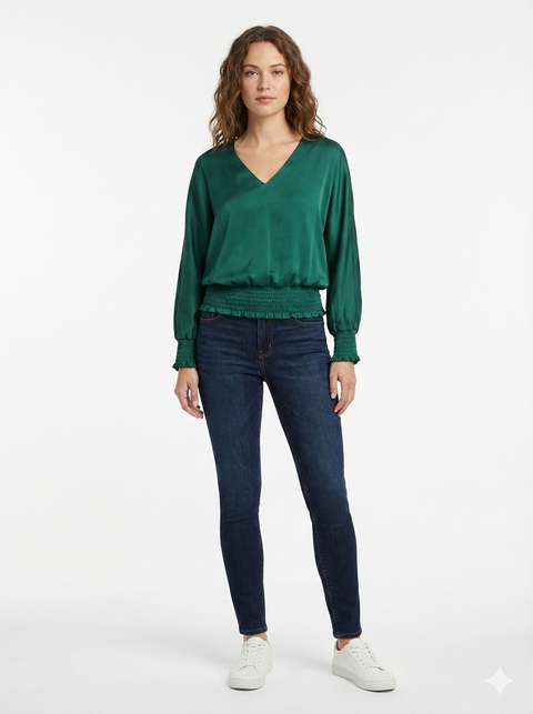 Vince Camuto Women's Emerald Green Blouse | Vince Camuto in Lebanon