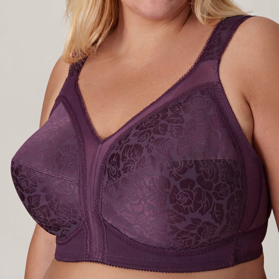 Playtex Women's Plum 18 Hour Original Comfort Strap Full Coverage Bra