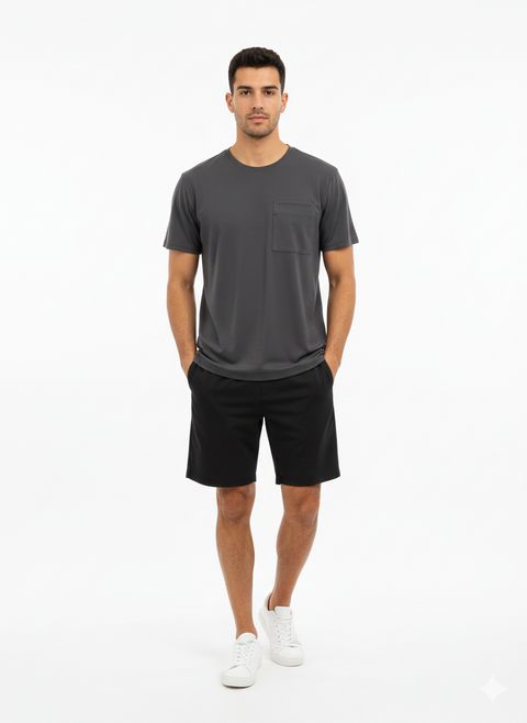 Bass Outdoor Men's Charcoal Grey  T-Shirt | Bass Outdoor in Lebanon