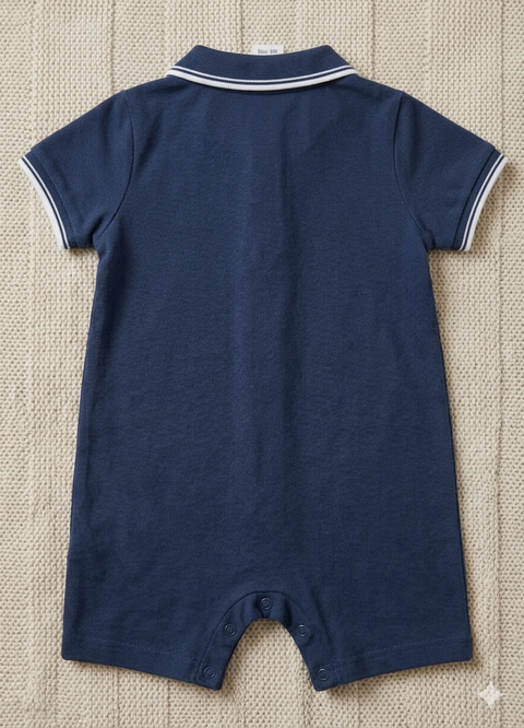 Sinsay Baby Boy's Navy Short Sleeve Romper|Sinsay In Lebanon