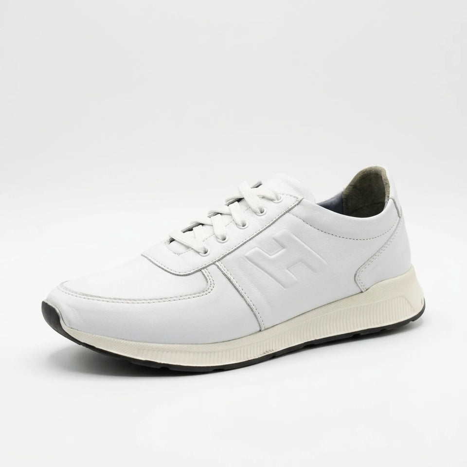 Hotiç Men's White Low-Top Sneakers