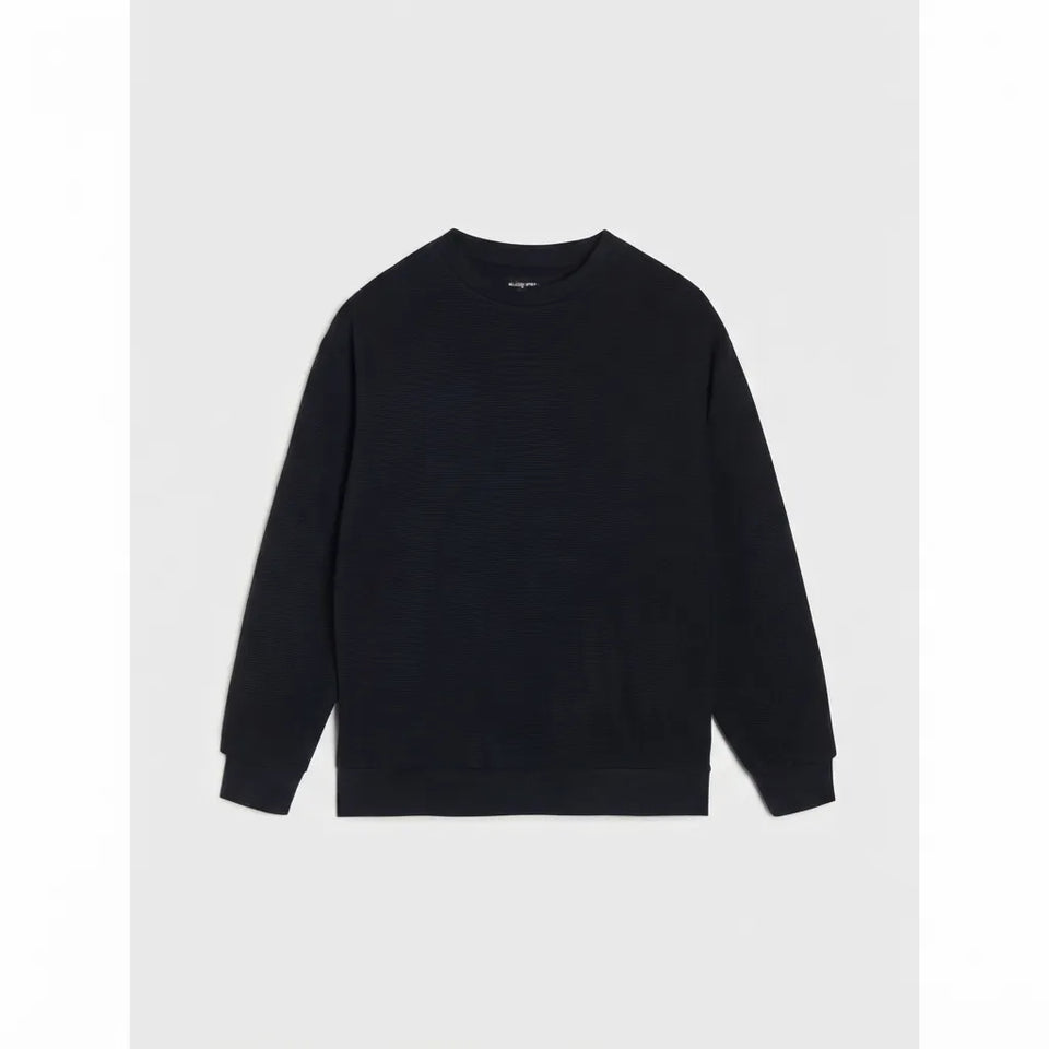 Sinsay Men's Navy Pullover Sweatshirt