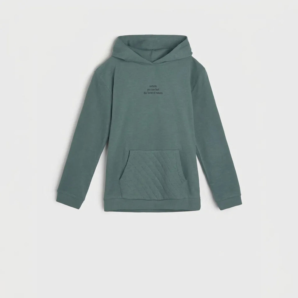 Sinsay Boy's Petroleum Back Graphic Hoodie