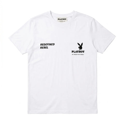 Redefined Rebel Men's White Playboy T-Shirt | Redefined Rebel In Lebanon