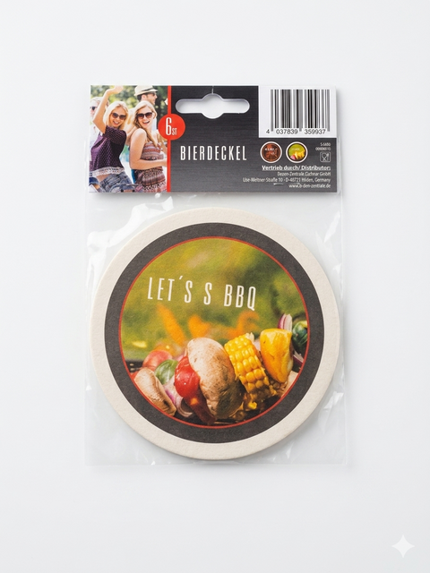 Bierdeckel  Round Cardboard Beer Coasters  (6-Piece Pack) | Bierdeckel  in Lebanon