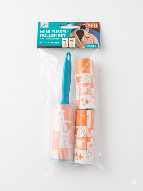 Vivess "to GO" Mini Lint Roller Travel Set with 2 Refills | Vivess  in Lebanon