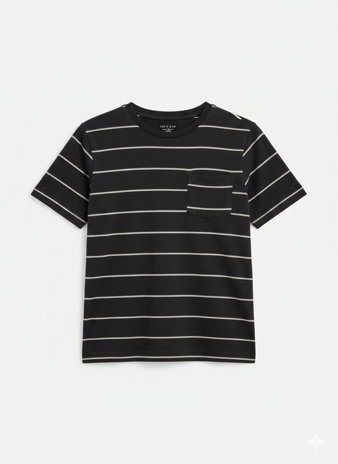 Cat & Jack Boys' Striped Short Sleeve Pocket Blouse | Cat & Jack in Lebanon