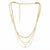 Ettika Women's 18K Gold Plated Multi-Chain Layered Gold Plated Necklace