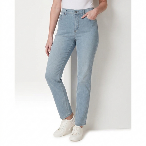 Gloria Vanderbilt Women's Light Blue Amanda Tapered Leg Classic Rise Jeans|Gloria Vanderbilt In Lebanon