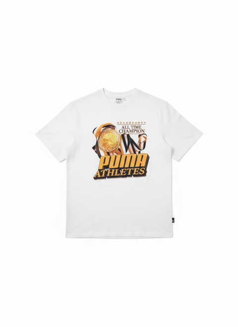 Puma Men’s White All Time Champion Graphic T-Shirt | Puma in Lebanon
