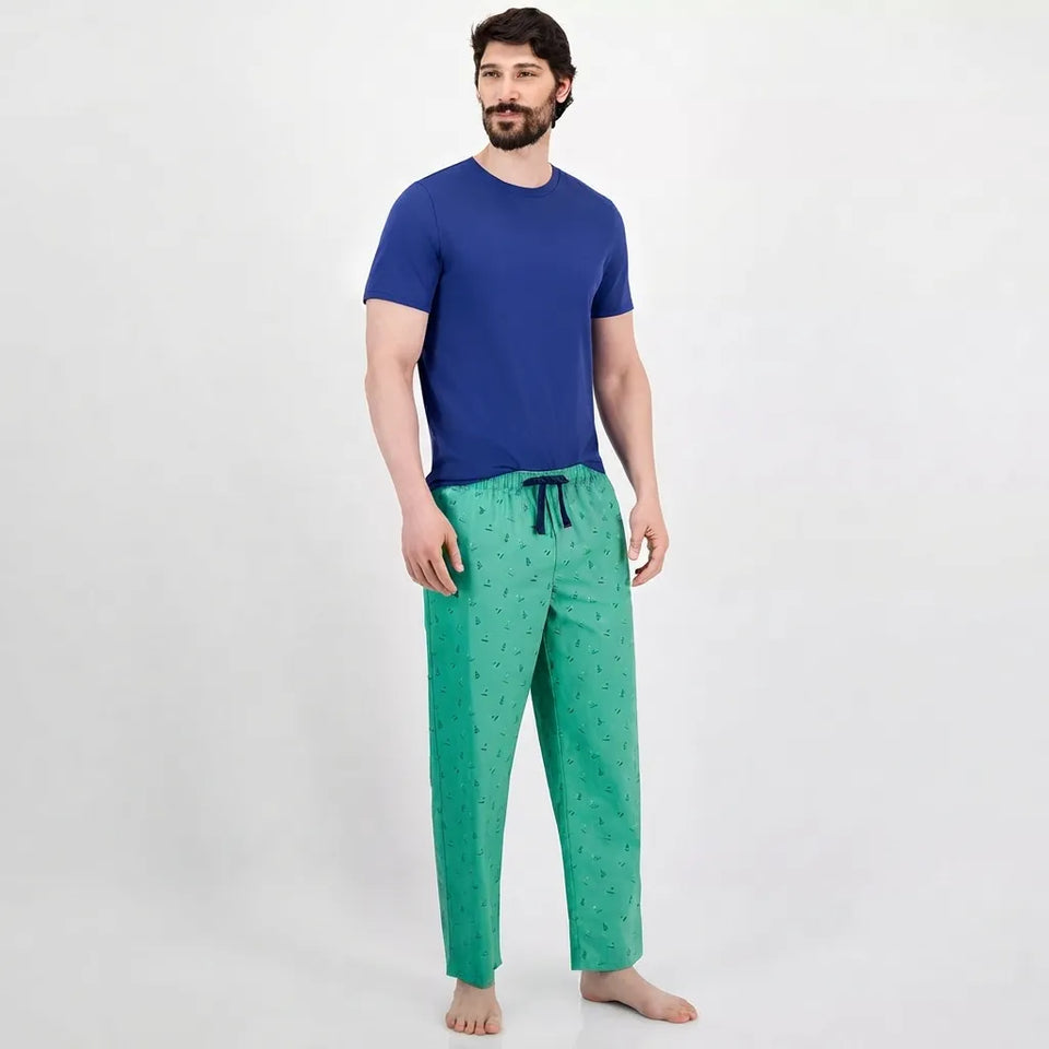 Club Room Men's Woven Golf-Graphic Pajama Bottom