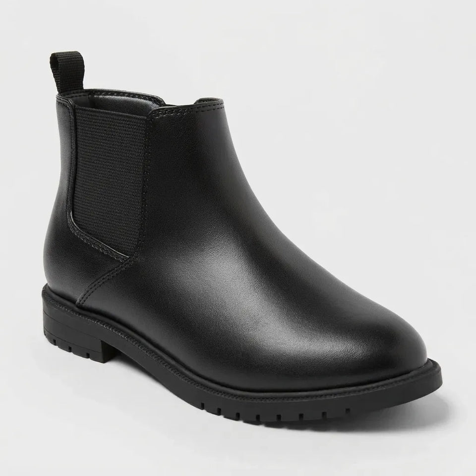 Cat & Jack Kids' Black Brandy Chelsea Ankle Boots