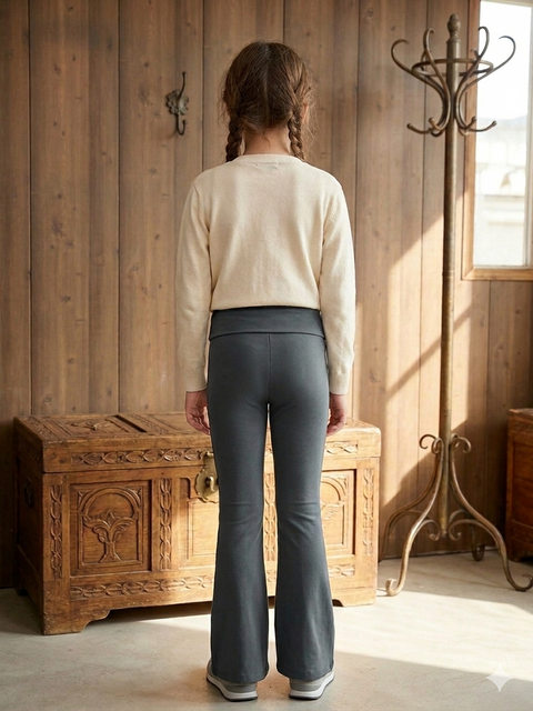 Art Class Girl's Dark Grey Wide Leg Pant | Art Class In Lebanon