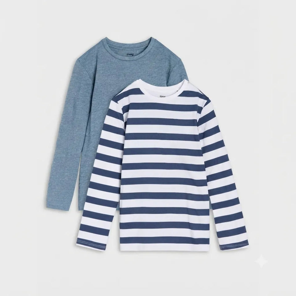 Sinsay Boy's Multicolor Long sleeve 2 Pack Blouses