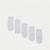 Sinsay Unisex Baby Light Grey 5-Pack Plain Ankle Socks