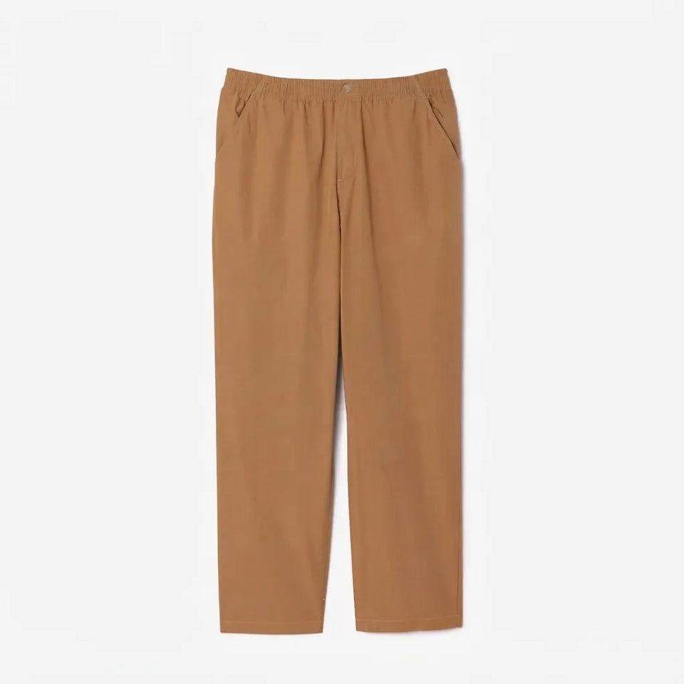 Lacoste Men's Brown Relaxed Fit Lightweight Gabardine Pants