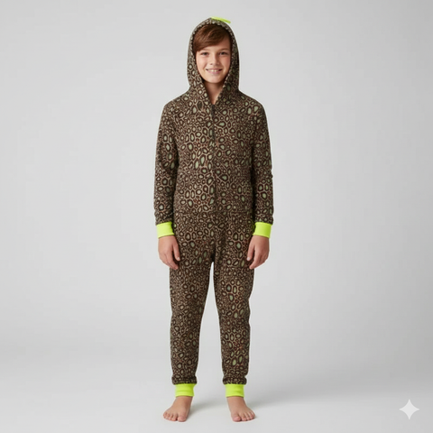 Cat & Jack Boy's Multicolor Long Sleeve Dino Union Overall |Cat & Jack In Lebanon