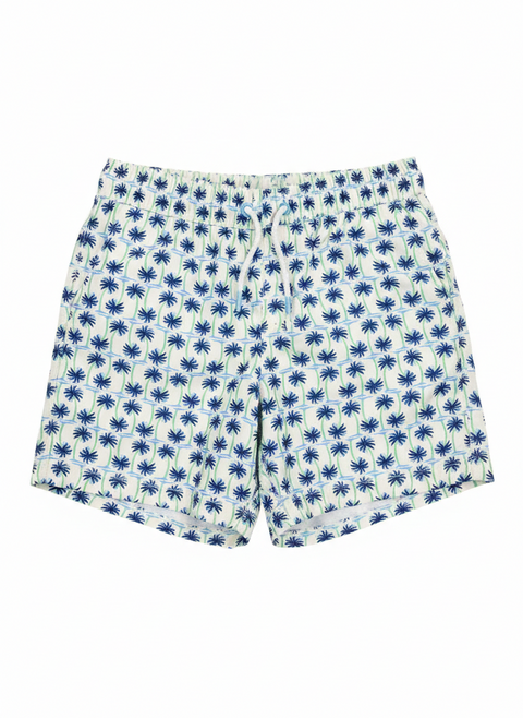 Cat & Jack Boys' Blue Palm Tree Swim Trunk Shorts | Cat & Jack in Lebanon