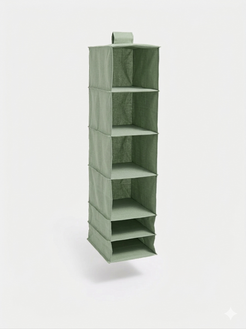 Sinsay Home Light Green 6-Shelf Hanging 25 cm x 35 cm x 110 cm Wardrobe Organizer | Sinsay in Lebanon
