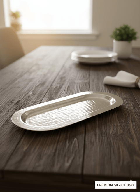 Lucky Tiger Stainless Steel Tray  (SO-783-A)