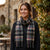 D & Y Women's Multicolor Stripe Accents And Fringed Tassel Ends Scarf