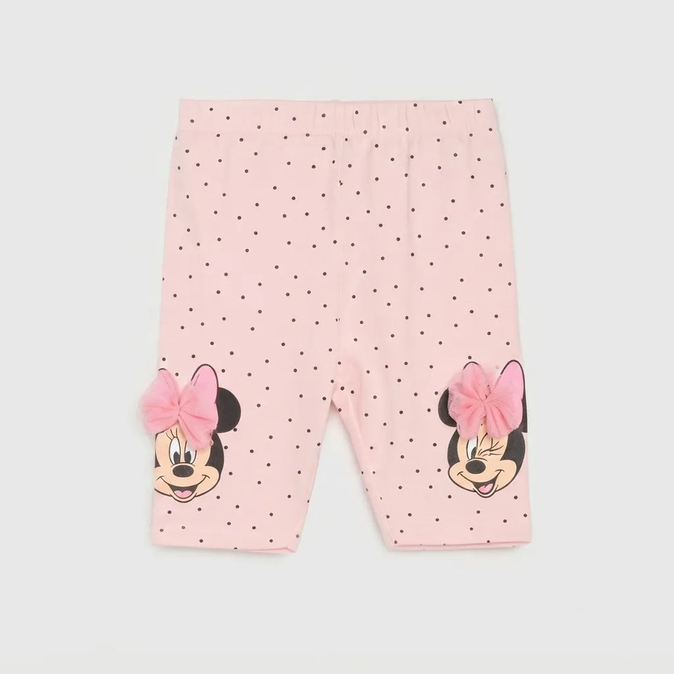 Sinsay Girl's Pink Elastic Waist Stretch Cotton Jersey Biker Shorts