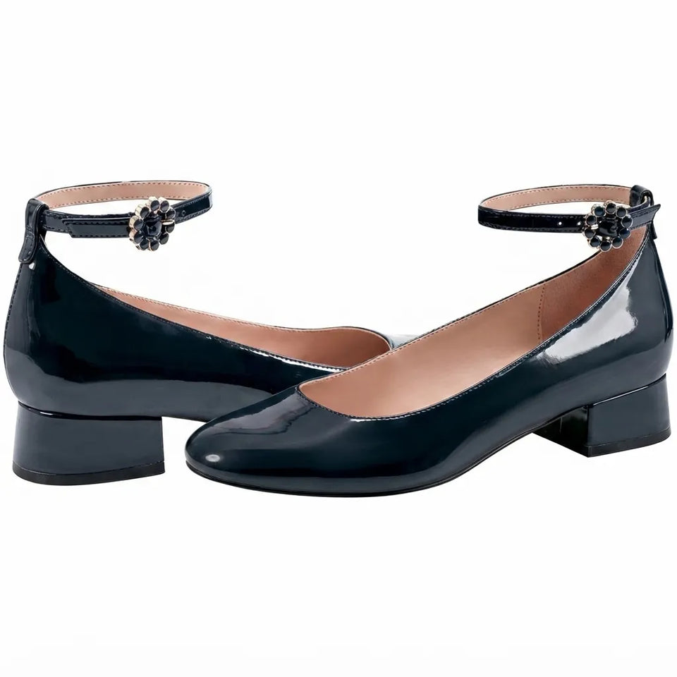 Bandolino Women's Navy Patent Lexy Casual Shoes